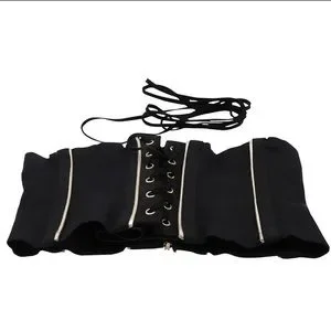 Dolce & Gabbana Tie-Up Detail Corset Waist Belt in Black 44 (one size) Dolce & Gabbana | Accessories | Dolce Gabbana Tieup Detail  main image 2